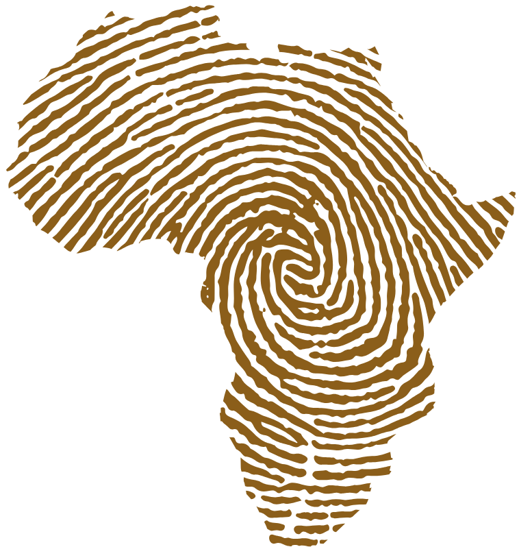 Africa Map Pattern